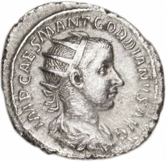 Picture of Gordian III Billon Silver Antoninianus  AEF