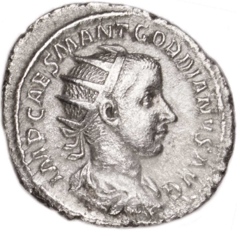 Picture of Gordian III Billon Silver Antoninianus Very fine