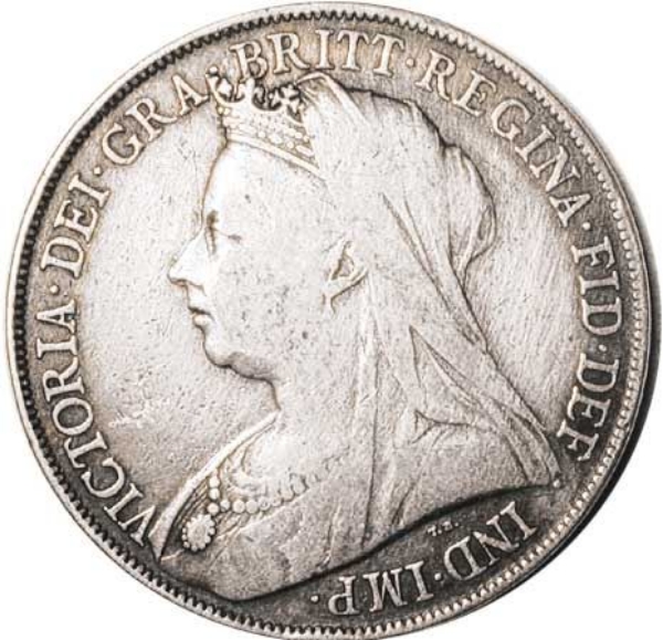 Picture of Victoria, Crown (Old Head 1893-1900)  VG