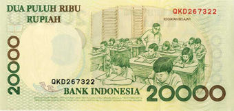 Picture of Indonesia 20,000 Rupiah P138 Unc