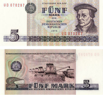 East_Germany_5_Marks_1975_P27_UNC