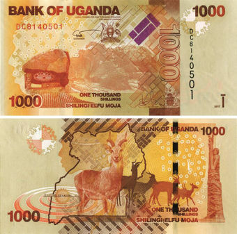 Picture of Uganda 1000 Shillings P49 Unc