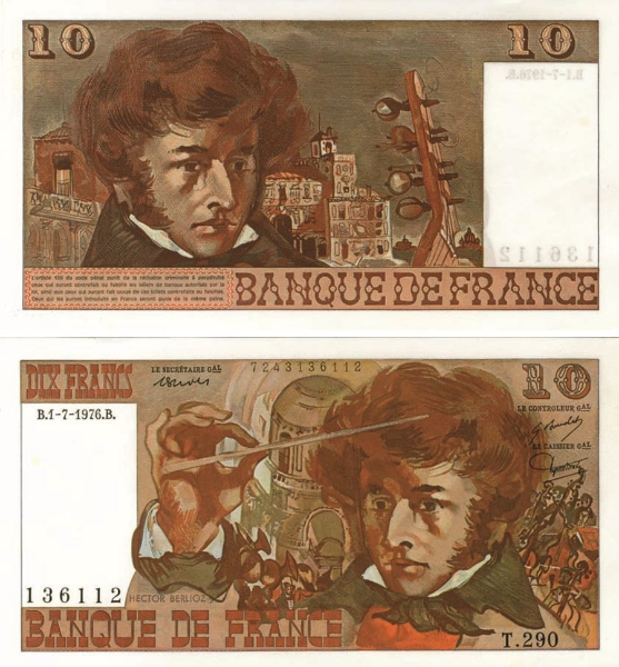 Picture of France 10 francs 1975-8 P150 Unc