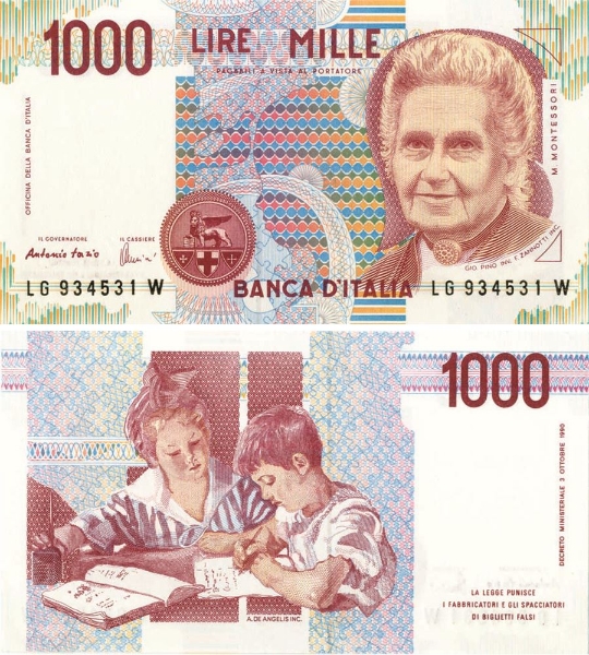 Picture of Italy 1000 Lire P114 Unc