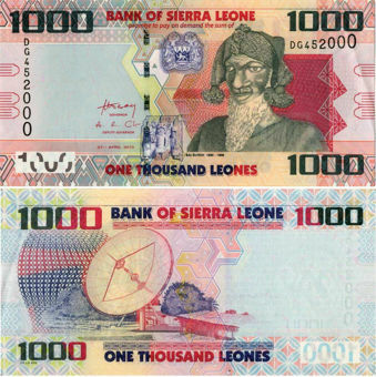 Picture of Sierra Leone 1000 Leones 2010 P30 Unc
