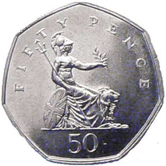 1998 50 Pence Rank-Broadley Brilliant Uncirculated_rev