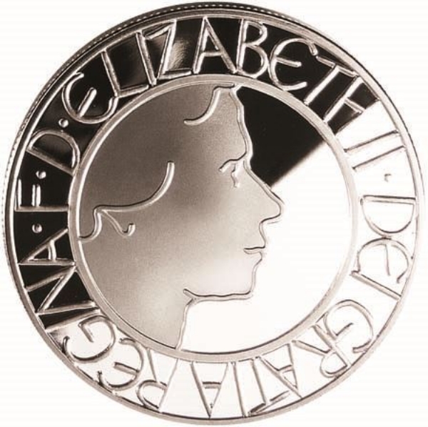 2003 Coronation Anniv £5 Silver Proof_obv