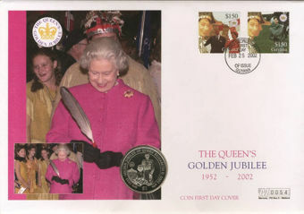 Golden Jubilee Sierra Leone Coin Cover_FDC