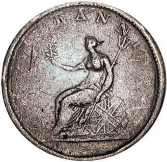 Picture of George III, Halfpenny, 1806/7 Very Good