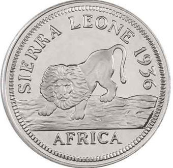Picture of Sierra Leone, Edward VIII Cupro-nickel 