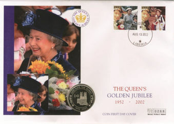 Picture of Liberia/Ascension Golden Jubilee Crown Cover