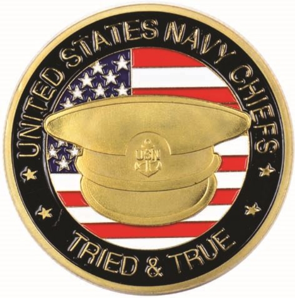 Picture of United States of America, Navy Chief Gold & Black