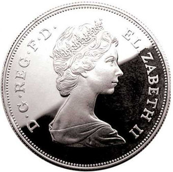 1981_Silver Proof Charles & Diana Crown_obv 