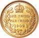 Picture of Edward VII, One Third Farthing Uncirculated