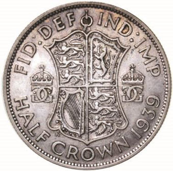 Picture of George VI, WWII Halfcrown Collection
