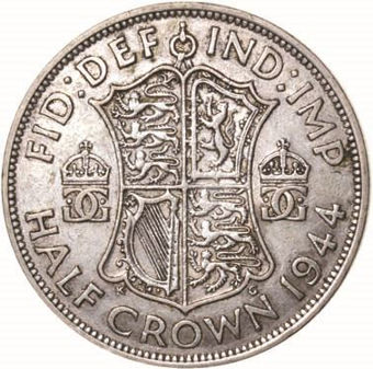 Picture of George VI, WWII Halfcrown Collection
