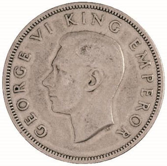Picture of New Zealand, 1947 Type Set Circulated