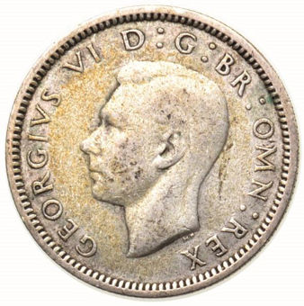 Picture of George VI, Complete Sixpence Collection 1937-46