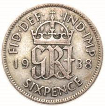 Picture of George VI, Complete Sixpence Collection 1937-46