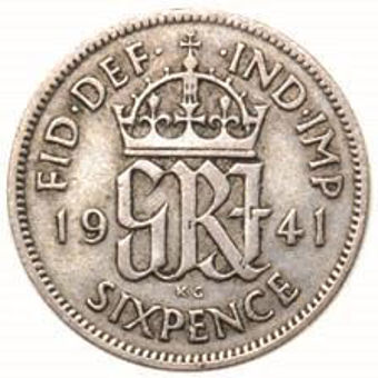 Picture of George VI, Complete Sixpence Collection 1937-46