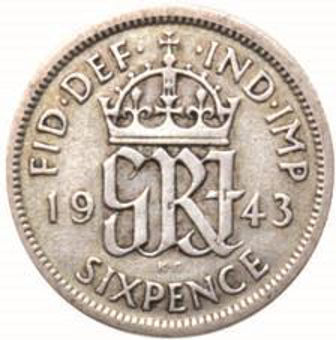 Picture of George VI, Complete Sixpence Collection 1937-46