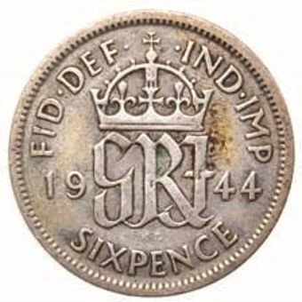 Picture of George VI, Complete Sixpence Collection 1937-46
