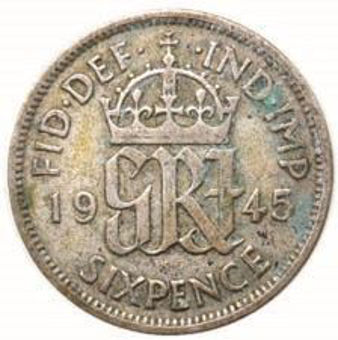 Picture of George VI, Complete Sixpence Collection 1937-46