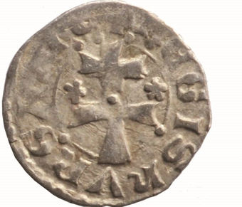Picture of Hungary, Louis I 'Saracen Head, Silver Denar GVF