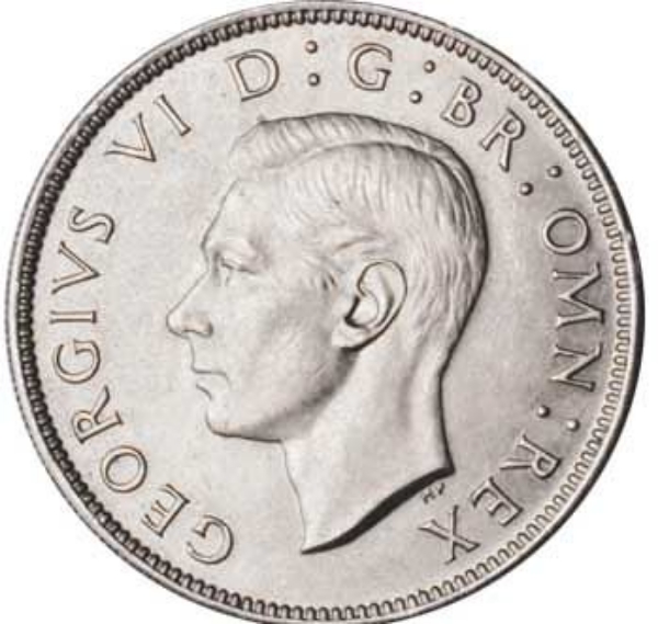Picture of George VI, Florin 1947 Unc
