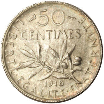 Picture of France 50 Cent Unc
