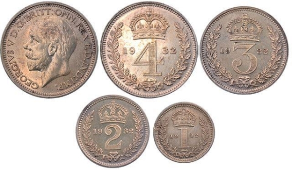 Picture of George V, Silver Maundy Set (1928-1936)