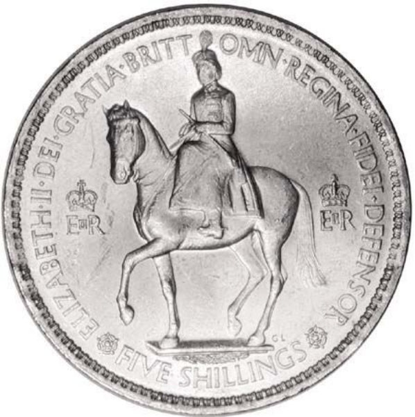 Picture of Elizabeth II, Crown (Coronation) 1953 Choice Unc