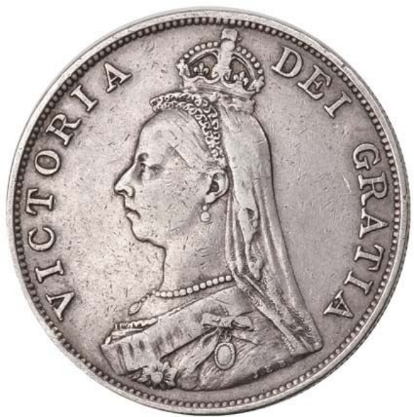 Picture of Victoria, Double Florin Fine