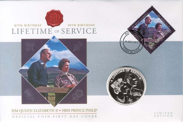 Picture of Elizabeth II, Niue / Cook Islands FDC