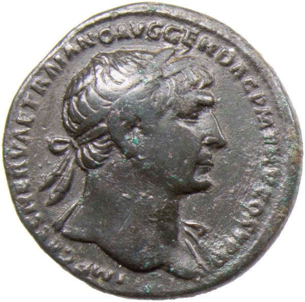 Trajan_AE As_Trajan On Horseback_obv