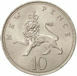 Picture of Elizabeth II, 10 pence 1968 Unc