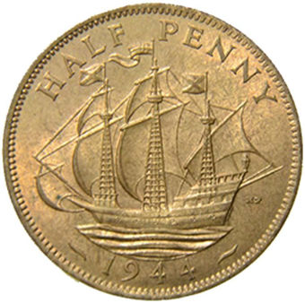 1944_halfpenny_rev