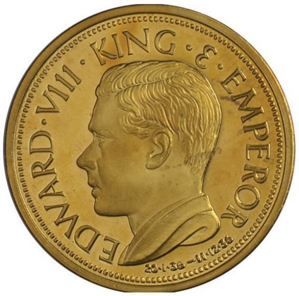 Picture of Canada, Edward VIII, Crownsized Brass Patina, 1987