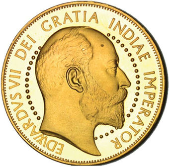 Picture of Ireland, Edward VII, 1901. Goldine Retro-Patina. Proof FDC