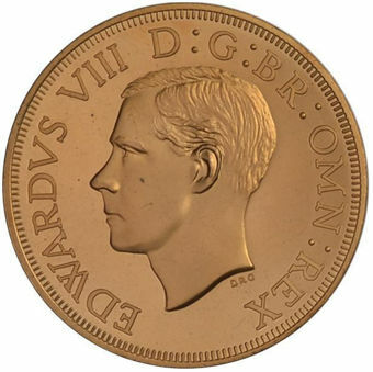 Picture of South Africa, Edward VIII, Bare Head Copper