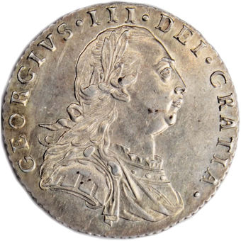 George III, Sixpence 1787 Unc_obv