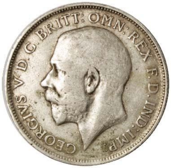 Picture of George V, Halfcrown (Sterling Silver) Circulated