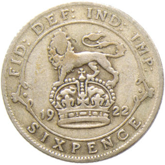 1922_Sixpence_Rev