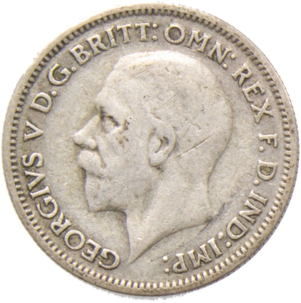 1932 Sixpence_Obv
