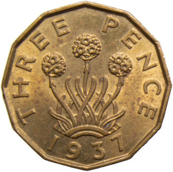 1937-48 Threepence_Unc_Rev