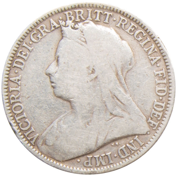 Victoria Old Head Florin_obv