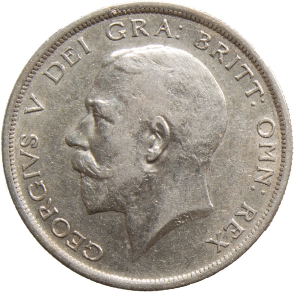 George V_Sterling_Silver_Halfcrown_EF_obv 