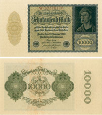 Picture of Germany 10,000 Marks Vampire P72 Fine