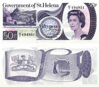 Picture of St. Helena, 50 pence P5 Unc