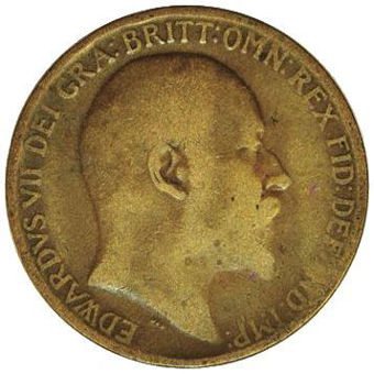 Edward VII_Penny_Obv
